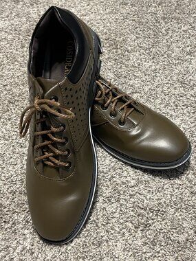 Brand New Business Casual Sporty Cosidram Men's Lace-up Shoes Brown Size 14